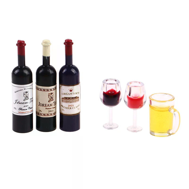 5 szt. 1:12 Miniaturowe kielis – Wine Beer House recenzja i cena
