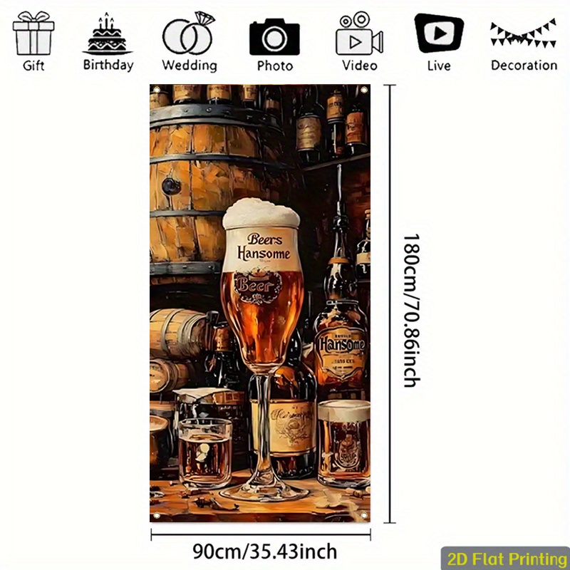 1 sztuka płaskiego billboardu  – Wine Beer House recenzja i cena