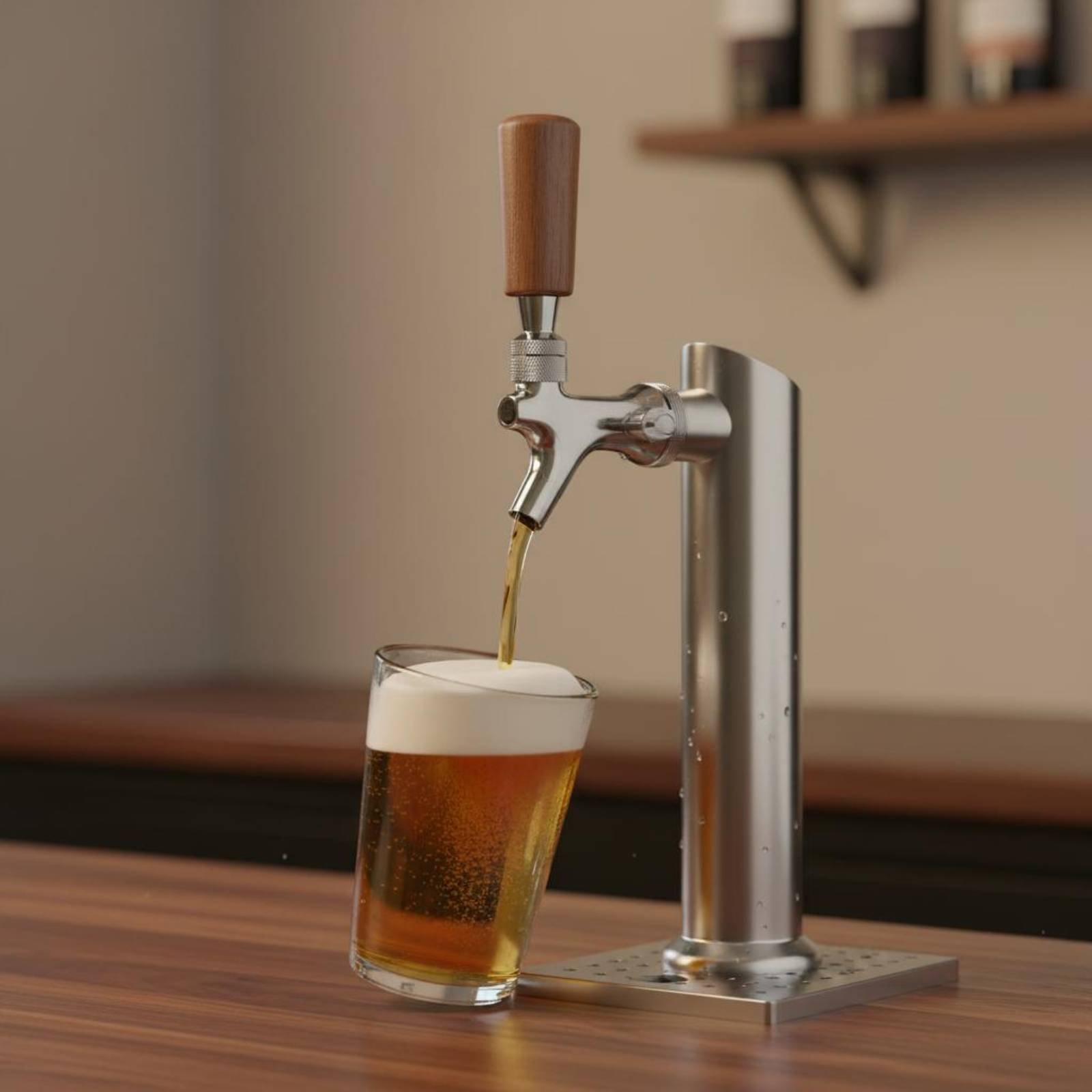 Krótki drewniany uchwyt do kra – Wine Beer & More recenzja i cena